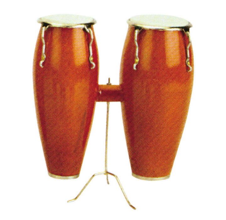 Miniature Double Conga Musical Instrument Replica Gift
